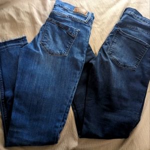Lot of 2 Express skinny jeans 6